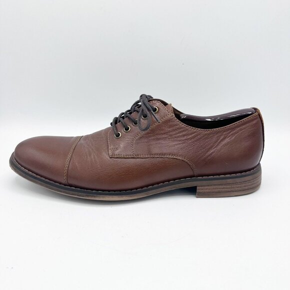 Hawker Rye Shoes Mens Size 10.5 Brown Leather Dress Comfort Lace Up Derby Oxford HAWKER RYE Men main image 4
